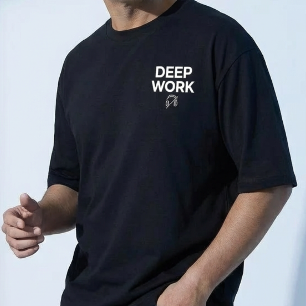 Premium OverSized T-Shirt Deep Work