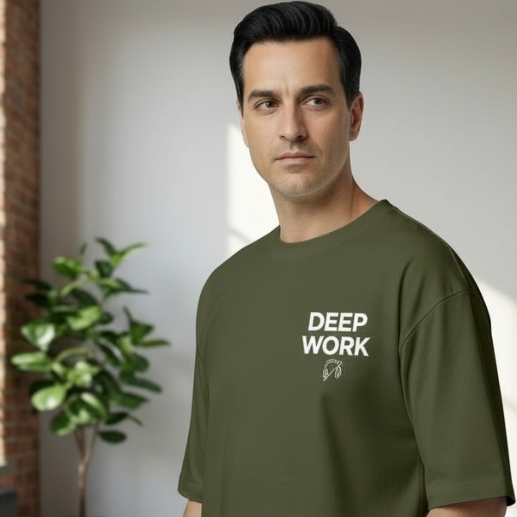 Premium OverSized T-Shirt Deep Work