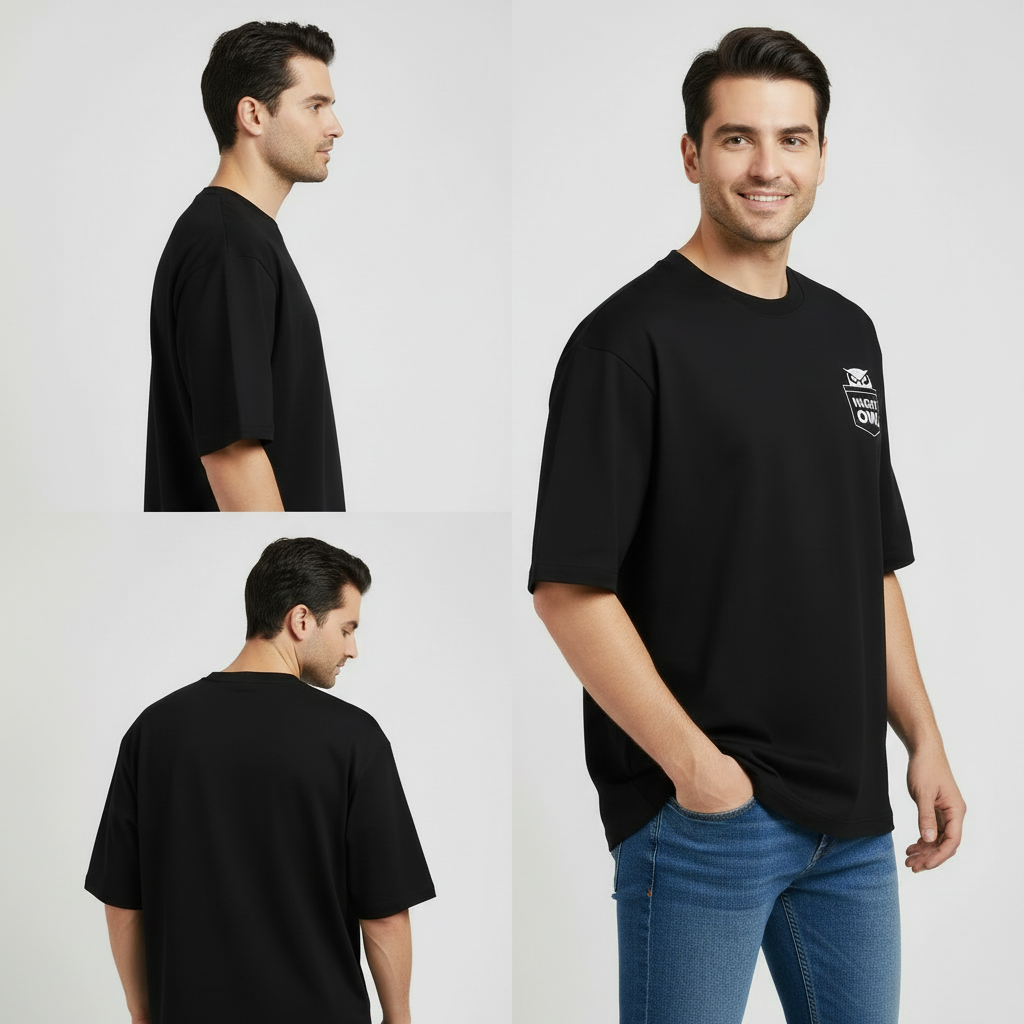 Unisex Oversized Classic T-Shirt - Night Owl